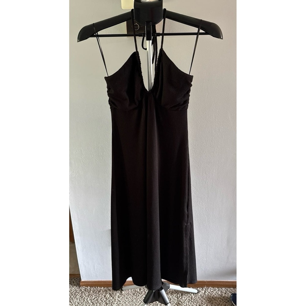 Wayf Women's Black Halter Dress Size Small